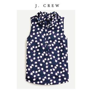 SOLD! ❌ NWT J.CREW Ruffleneck Sleeveless Top